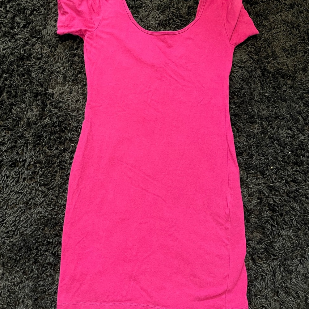 Magenta Mini Dress